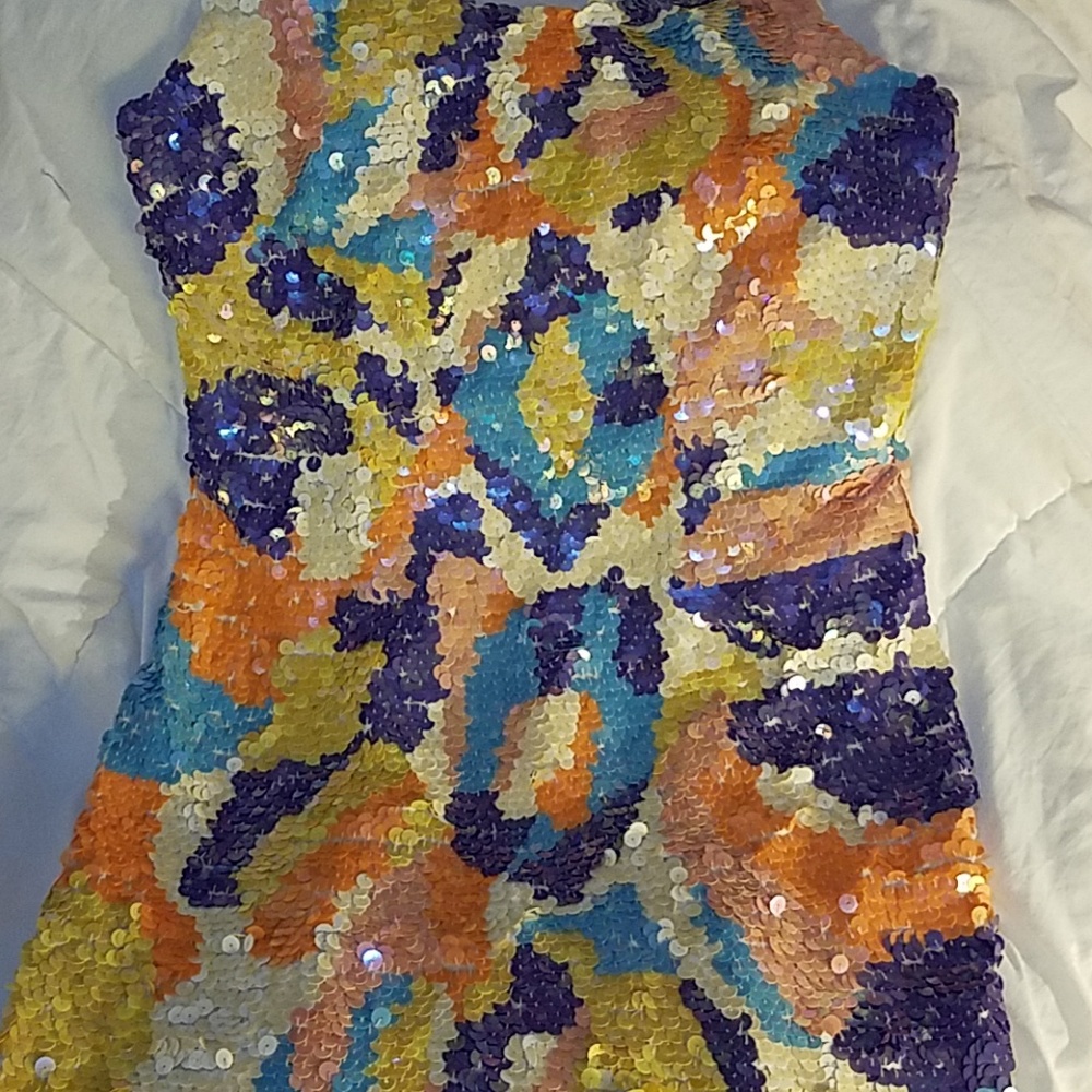 Nadine Boutique Vintage Sequence Prom/Evening Dress